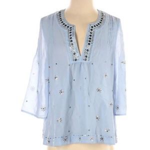 Victoria's Secret  Boho 3/4 Sleeve Blouse